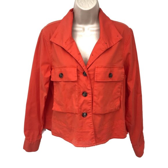 Cabi Orange Swing Jacket S - Picture 1 of 5